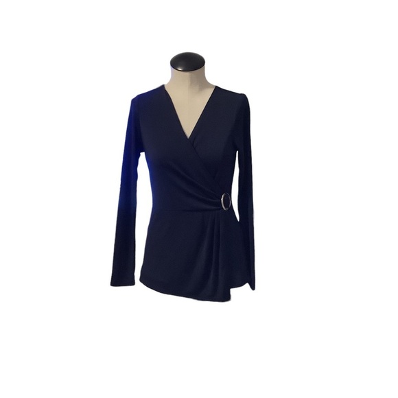 White House Black Market Tops - WHITE HOUSE BLACK MARKET Surplice Top - Size XS